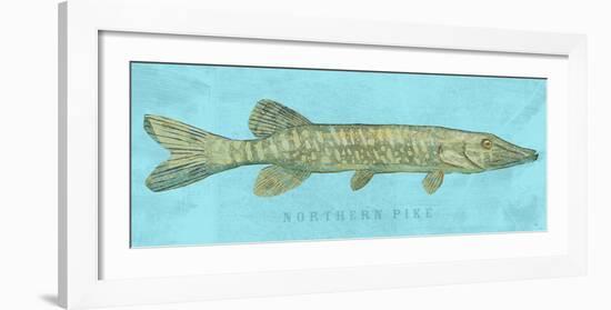 Northern Pike-John W^ Golden-Framed Art Print