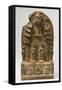 Northern Qi Dynasty Stele with Twin-Bodhisattvas-null-Framed Stretched Canvas