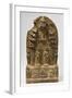 Northern Qi Dynasty Stele with Twin-Bodhisattvas-null-Framed Photographic Print