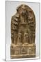 Northern Qi Dynasty Stele with Twin-Bodhisattvas-null-Mounted Photographic Print