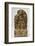 Northern Qi Dynasty Stele with Twin-Bodhisattvas-null-Framed Photographic Print