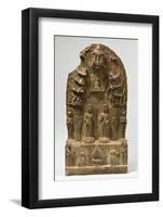 Northern Qi Dynasty Stele with Twin-Bodhisattvas-null-Framed Photographic Print