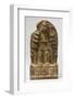 Northern Qi Dynasty Stele with Twin-Bodhisattvas-null-Framed Photographic Print