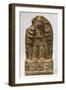 Northern Qi Dynasty Stele with Twin-Bodhisattvas-null-Framed Photographic Print