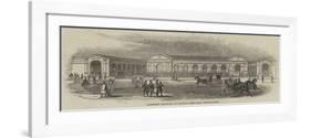 Northern Railroad of France, the Paris Embarcadere-null-Framed Giclee Print