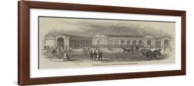 Northern Railroad of France, the Paris Embarcadere-null-Framed Giclee Print