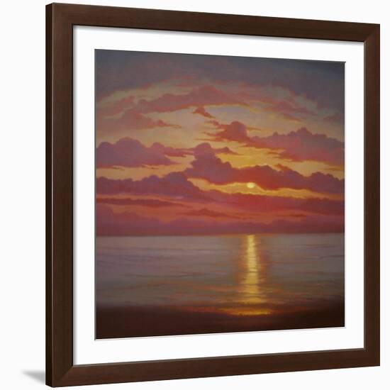 Northern Sea, 2005 Sunset Seascape-Lee Campbell-Framed Giclee Print