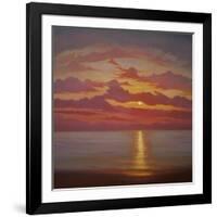 Northern Sea, 2005 Sunset Seascape-Lee Campbell-Framed Giclee Print