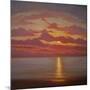 Northern Sea, 2005 Sunset Seascape-Lee Campbell-Mounted Giclee Print