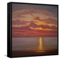 Northern Sea, 2005 Sunset Seascape-Lee Campbell-Framed Stretched Canvas