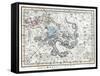 Northern Sky Constellations, 1822-Science Source-Framed Stretched Canvas