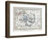 Northern Sky Constellations, 1822-Science Source-Framed Giclee Print