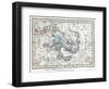 Northern Sky Constellations, 1822-Science Source-Framed Giclee Print