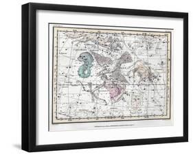 Northern Sky Constellations, 1822-Science Source-Framed Giclee Print