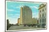 Northern View of Bannock St, Exterior View of Hotel Boise - Boise, ID-Lantern Press-Mounted Art Print