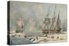 Northern Whale Fishery, c1829-Edward Duncan-Stretched Canvas