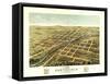 Northfield, Minnesota - Panoramic Map-Lantern Press-Framed Stretched Canvas