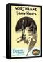 Northland Snow Shoes Advertisement-null-Framed Stretched Canvas