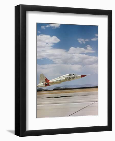 Northrop T-38 Talon Supersonic Jet Trainer Taking Off-null-Framed Premium Photographic Print