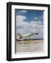 Northrop T-38 Talon Supersonic Jet Trainer Taking Off-null-Framed Photographic Print