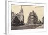 Northumberland Ave C1900-null-Framed Art Print