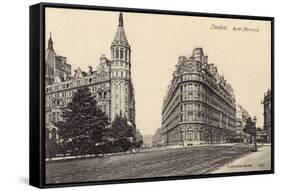 Northumberland Ave C1900-null-Framed Stretched Canvas