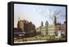 Northumberland House and Charing Cross-John Paul-Framed Stretched Canvas