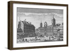 Northumberland House, Charing Cross, Westminster, c1753 (1911)-Thomas Bowles-Framed Giclee Print