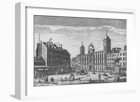 Northumberland House, Charing Cross, Westminster, c1753 (1911)-Thomas Bowles-Framed Giclee Print