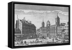 Northumberland House, Charing Cross, Westminster, c1753 (1911)-Thomas Bowles-Framed Stretched Canvas