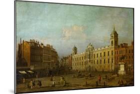 Northumberland House on Trafalgar Sqare, London. (1746).-Canaletto-Mounted Giclee Print