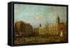 Northumberland House on Trafalgar Sqare, London. (1746).-Canaletto-Framed Stretched Canvas