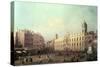 Northumberland House-Canaletto-Stretched Canvas