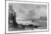 Northumberland, Pennsylvania, View of the Town from the Susquehanna River-Lantern Press-Mounted Art Print