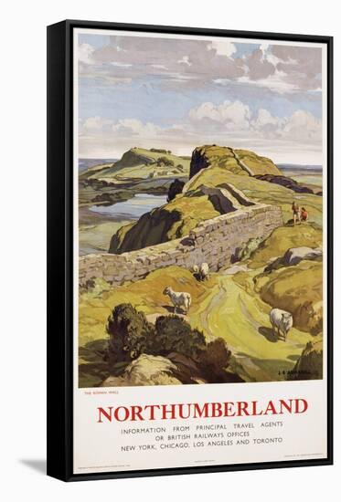 Northumberland Poster-Leonard Russell Squirrell-Framed Stretched Canvas