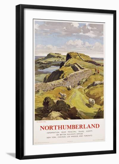 Northumberland Poster-Leonard Russell Squirrell-Framed Giclee Print