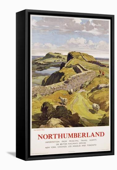 Northumberland Poster-Leonard Russell Squirrell-Framed Stretched Canvas