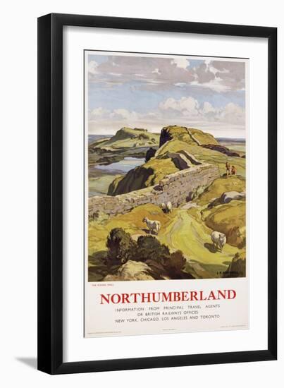 Northumberland Poster-Leonard Russell Squirrell-Framed Premium Giclee Print