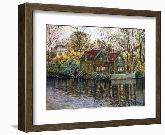 Northville Victorian By Lake-Stanton Manolakas-Framed Giclee Print