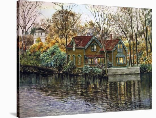 Northville Victorian By Lake-Stanton Manolakas-Stretched Canvas