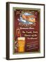 Northwest Aviator Beer-Lantern Press-Framed Art Print