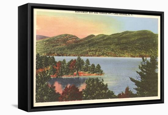 Northwest Bay, Lake George, New York-null-Framed Stretched Canvas