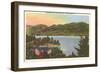 Northwest Bay, Lake George, New York-null-Framed Art Print