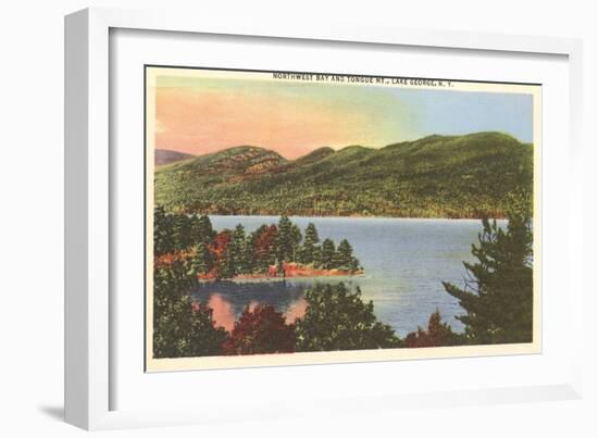 Northwest Bay, Lake George, New York-null-Framed Art Print