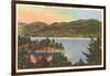 Northwest Bay, Lake George, New York-null-Framed Art Print