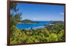 Northwest coast of Mahe, Republic of Seychelles, Indian Ocean.-Michael DeFreitas-Framed Photographic Print