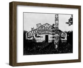 Northwest Indian Lodge-E.H. Harriman-Framed Photographic Print