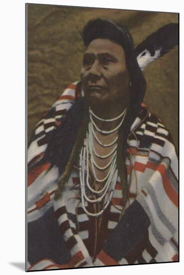 Northwest Indians - Chief Joseph of the Nez Perces Tribe-Lantern Press-Mounted Art Print