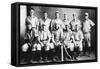 Northwest Kansas Baseball Team Posing for Photo - Kansas-Lantern Press-Framed Stretched Canvas