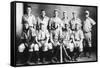 Northwest Kansas Baseball Team Posing for Photo - Kansas-Lantern Press-Framed Stretched Canvas